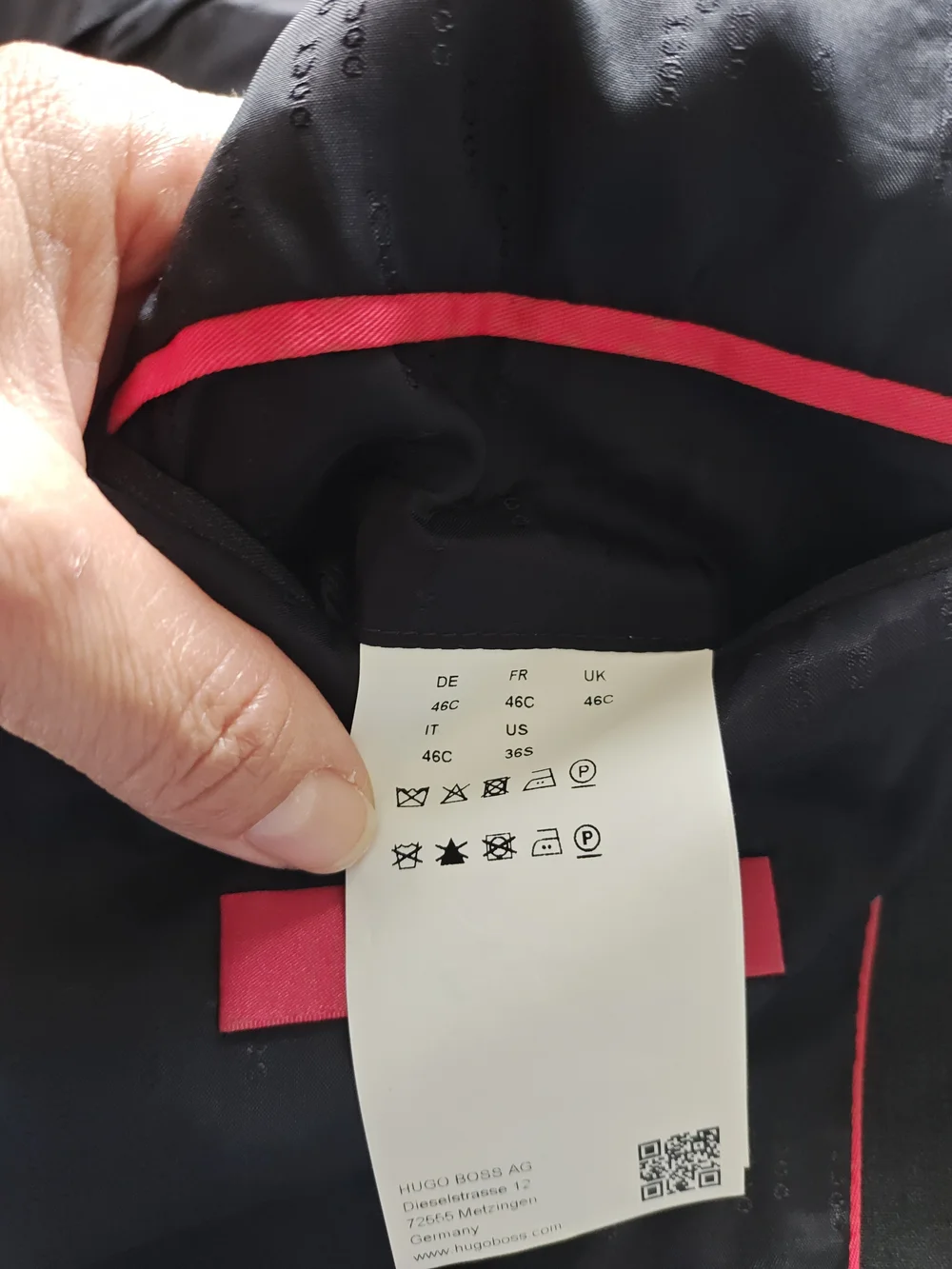 Hugo Boss tailored two